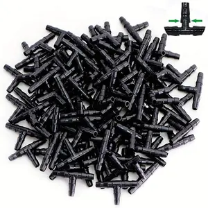 10/50/100/1000pcs Plastic Watering Nozzles, Garden Hose Nozzles for Garden Use, Irrigation Cross Connectors, Drip Irrigation Hooks, Watering Systems