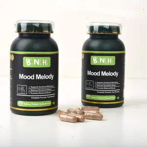 Mood Melody, Herbal Calm & Emotional Balance Formula, Best-Selling Daily Mood & Mental Clarity Supplement, Non-Drowsy, 120 Capsules saffron  plus