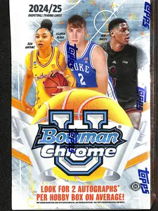2024/25 Bowman University Chrome Basketball Hobby Box