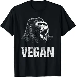 100% Cotton Vegan T-Shirt / Cool Vegetarian Food Tee T-Shirt