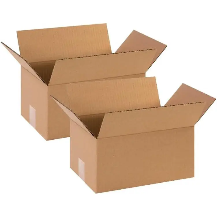 5-Pack 12x10x8 In Functional Storage Boxes, Corrugated Shipping Boxes for Home Organization, Packaging & Moving, Thick Construction for Excellent Protection & Reduced Shipping Costs