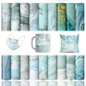 Create Viral Marble Tumblers & Shirts with Watercolor Sublimation Paper – 9 Sheet Bundle