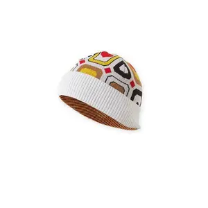 One in a Million Yellow Multi-Pattern Beanie