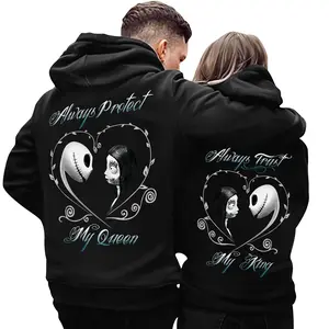 King And Queen Couple Hoodie, Matching Outfits, Valentines Shirt, Gift For Lover