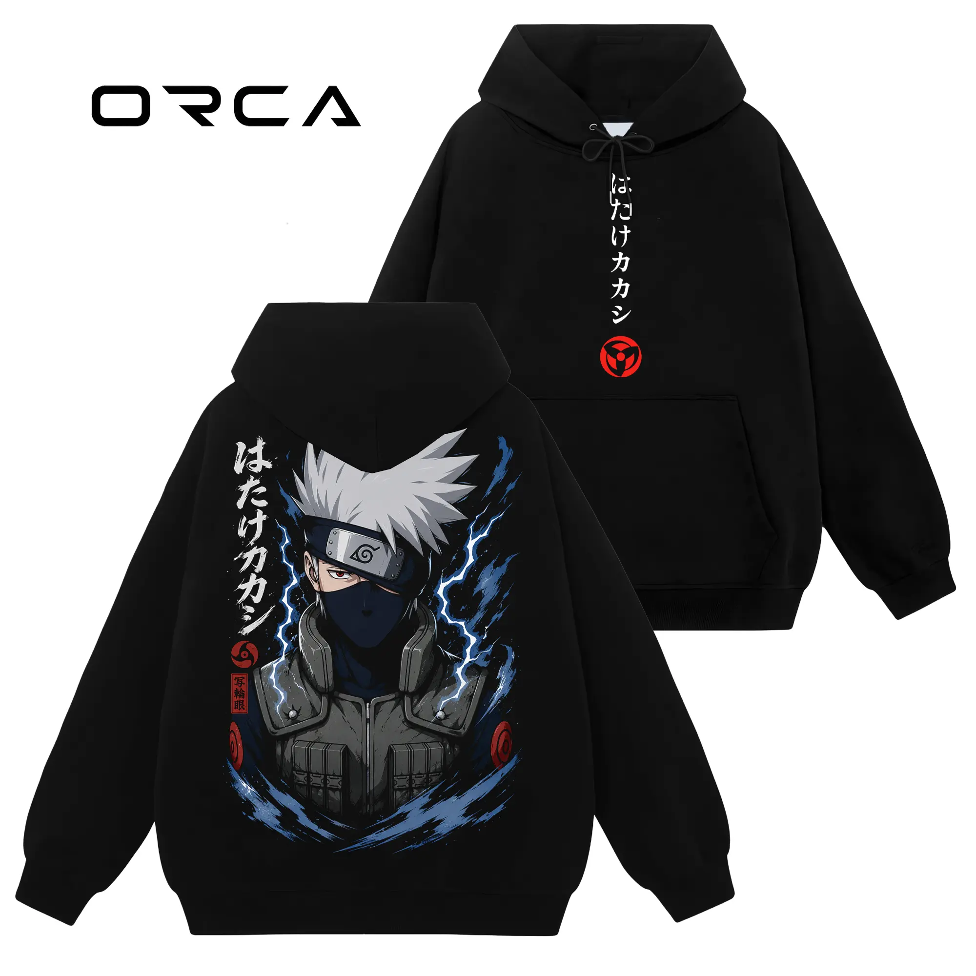 [Orca Fashion] Kakashi Hatake - Naruto #141 Hoodie T-Shirt Sweatshirt, Retro Vintage Unisex Graphic 90s Cotton, Gift For Wibu, Anime Manga Y2K Streetwear