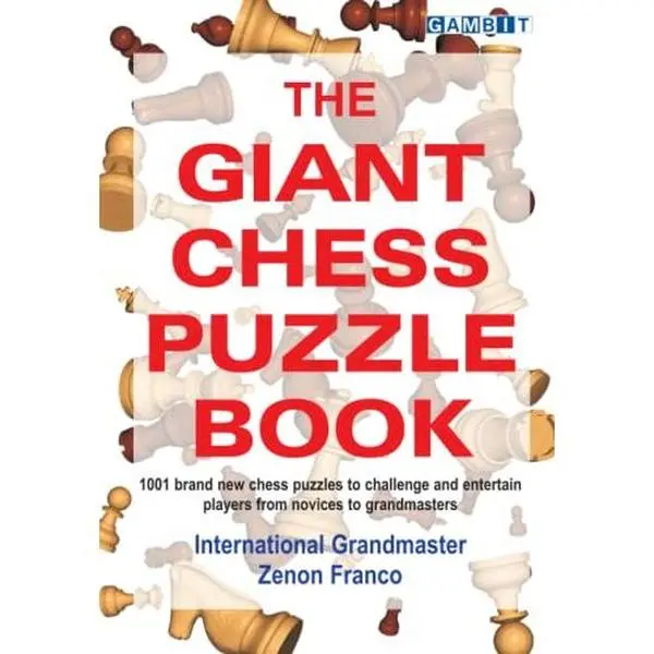 Used Chess Puzzle Book - The Giant Chess Puzzle Book by Zenon Franco, Soft Cover English Edition (Literature & Art Genre), Chess Puzzles