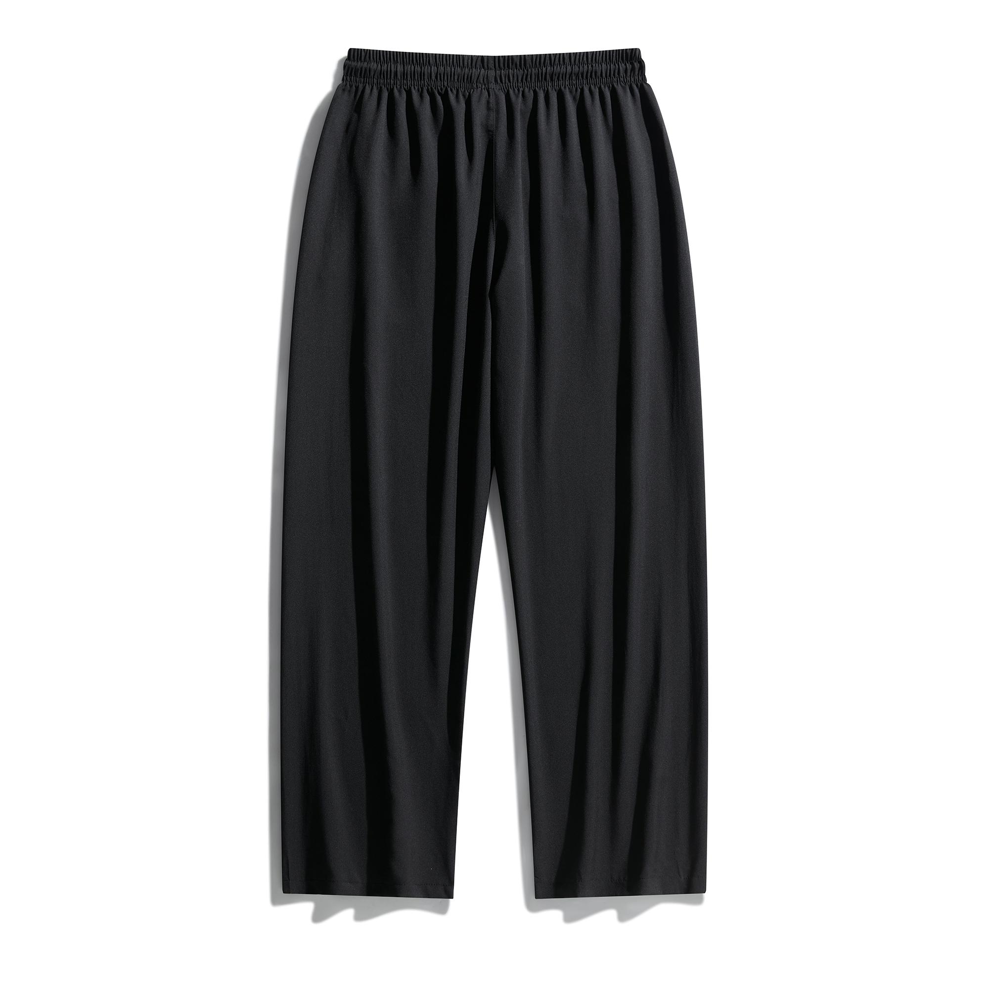 Men’s casual athletic pants, loose straight cut, quick-drying and lightweight, outdoor jogging pants, new for summer