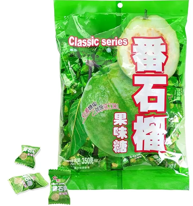 Hong Yuan Guava Classic Hard Candy 12.3 Oz/350 grams (Guava, 1pack)