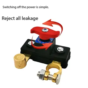 Car Battery Power Cut off Switch, Pure Copper Material, High Conductivity, Smart Battery Disconnect Device, for Cars, Trucks, Boats, Rvs