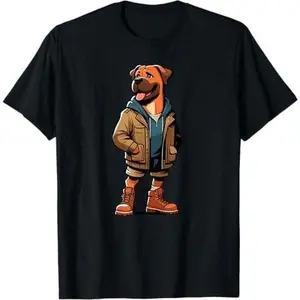 Fila Brasilleiro Dog Cool Jacket Outfit Dog Mom Dad T-Shirt