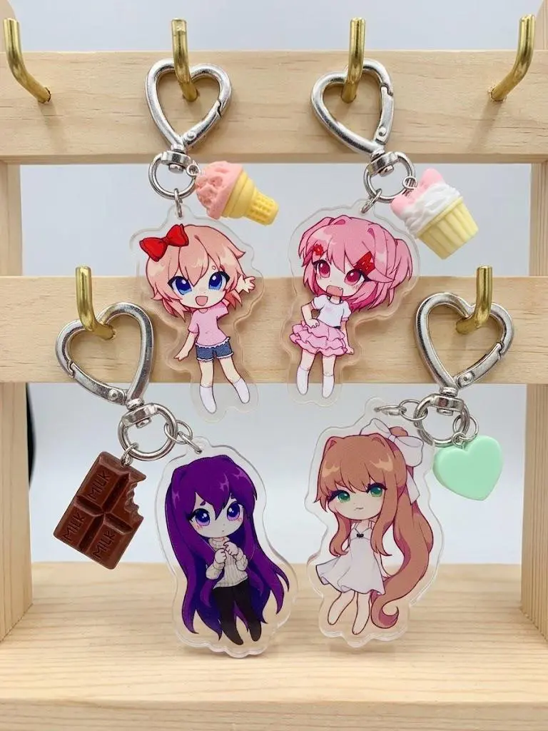 DOKI DOKI First Date Acrylic Keychains