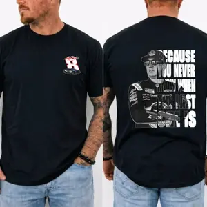 Kyle Busch 2-side 18 Tribute T-Shirt, Because You Never Know When The Last One Is Tee, NASCAR Legend Memorial Tee, RIP Rowdy Shirt, Vintage NASCAR Tribute Top