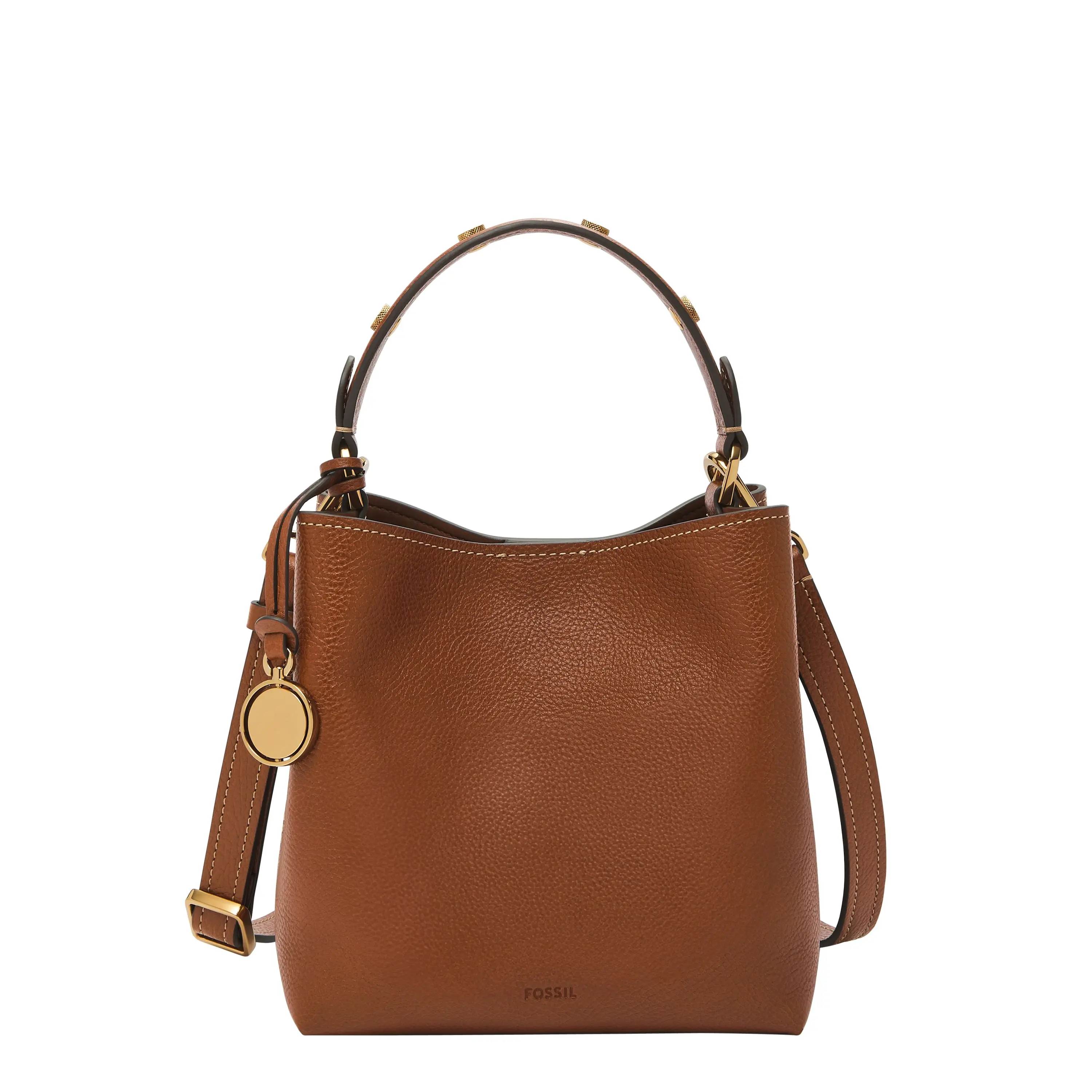 Fossil Women's Jessie Leather Small Bucket Crossbody Fossil Women's Jessie Leather Small Bucket Crossbody