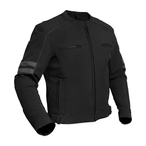LVAD Heartmate Black Men's Long Sleeve Textile Jacket with Zippers, Mesh Fabric, Pockets - Menswear Tops & Coats