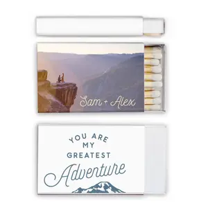 For Your Party Greatest Adventure Custom Photo Matchbox | 50 Count | Custom Party Favors, Decor, Supplies & Decorations Matte Print