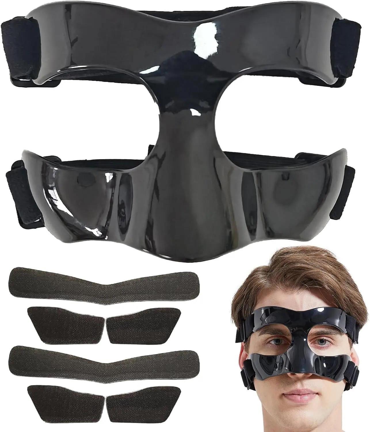 Nose Guard for Broken Nose Adjustable Basketball Baseball Softball  Guards  Shield  for Adults and Teenagers   Nose Guard Protects Nose and  from