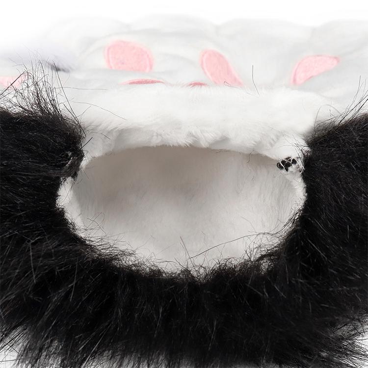 3-Piece Animal Cosplay Set – Fluffy Ears, Claws & Tail | Perfect for Sexy Roleplay & Cosplay Fun Belt Fursuit Short Costume Womenswear Adjustable Clothes Comfortable Furry Plush Skeleton Soft