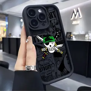 Phone Case - WB Ones s Adventure Hot-Blooded Anime Sailing Ship Straw Hat Crew Phone Case Suitable for Iphone 17 Air 16 15 14 13 12 11 Pro Max Drop-Proof Soft TPU Back Cover