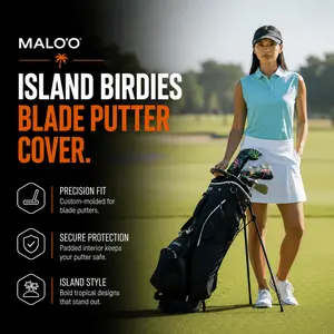 Island Birdies Blade Putter Cover – Premium Golf Club Cover for Blade Putters