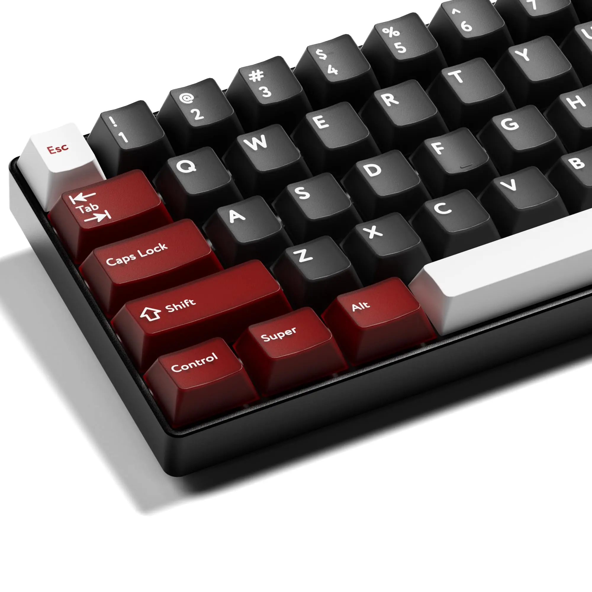 Xvx Double Shot Pbt Keycaps Set 216 Keys  Cherry Profile Custom Jade Translucent Key Caps Compatible With 61/64/68/84/87/100/104/108 Ansi And Iso Layout Mechanical