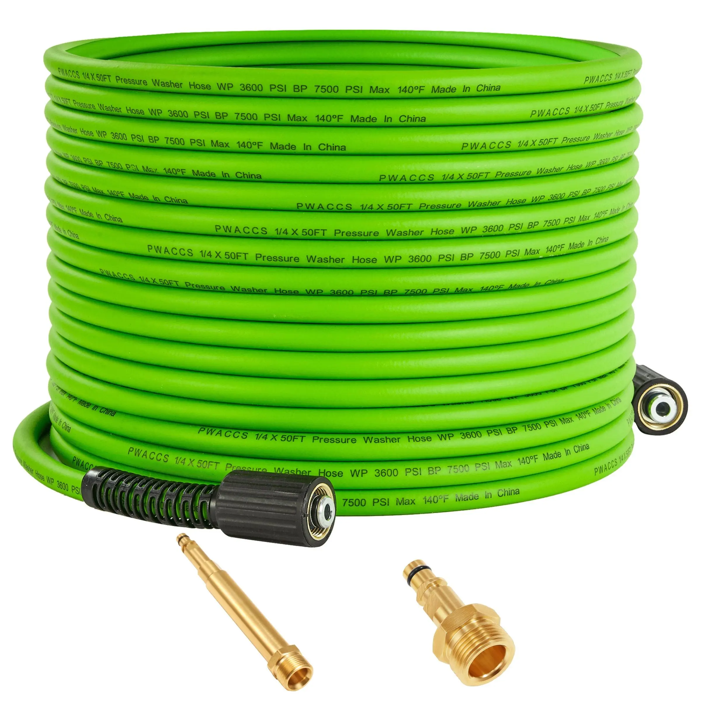 Pressure Washer Hose, 1 Set 50 FT High-pressure Washing Extension Replacement Hose with M22-14mm Fittings, Compatible with Karcher K2, K3, K4, K5, K6, K7, for Pressure Washer Wand, Power Washer Hose