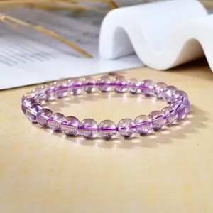 Bolivian Amethyst Bracelet, Calm & Spiritual Protection Crystal