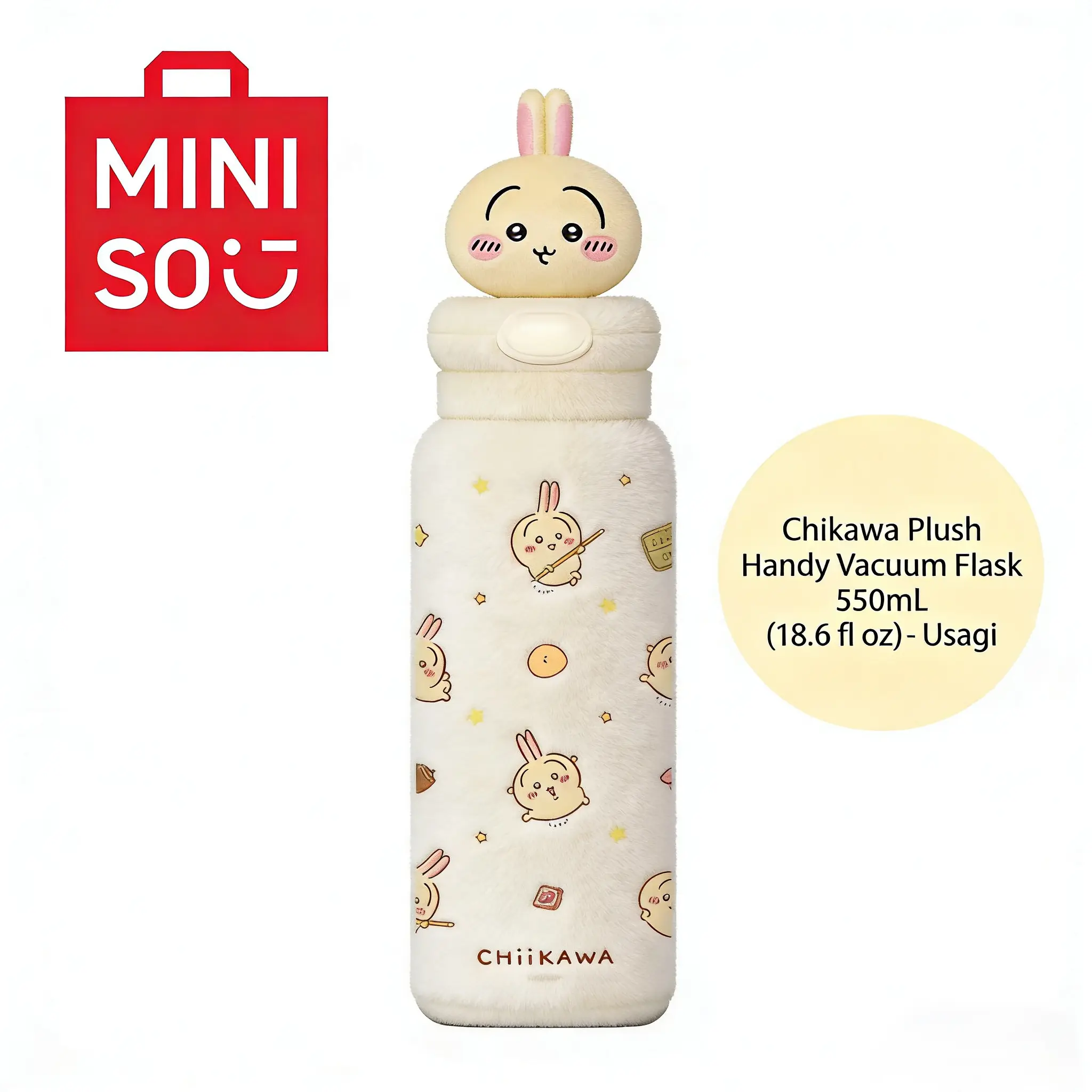MINISO Chiikawa Character Vacuum Insulated Tumbler - 316 Stainless
