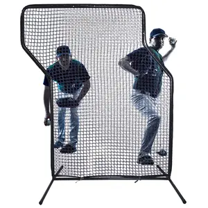 Kapler All-Field Pitching Screen & Z Net - Portable Protective Baseball & Softball Screen for Backyard & Field  Must-Have for Rec Teams, Training Camps & Solo Practice