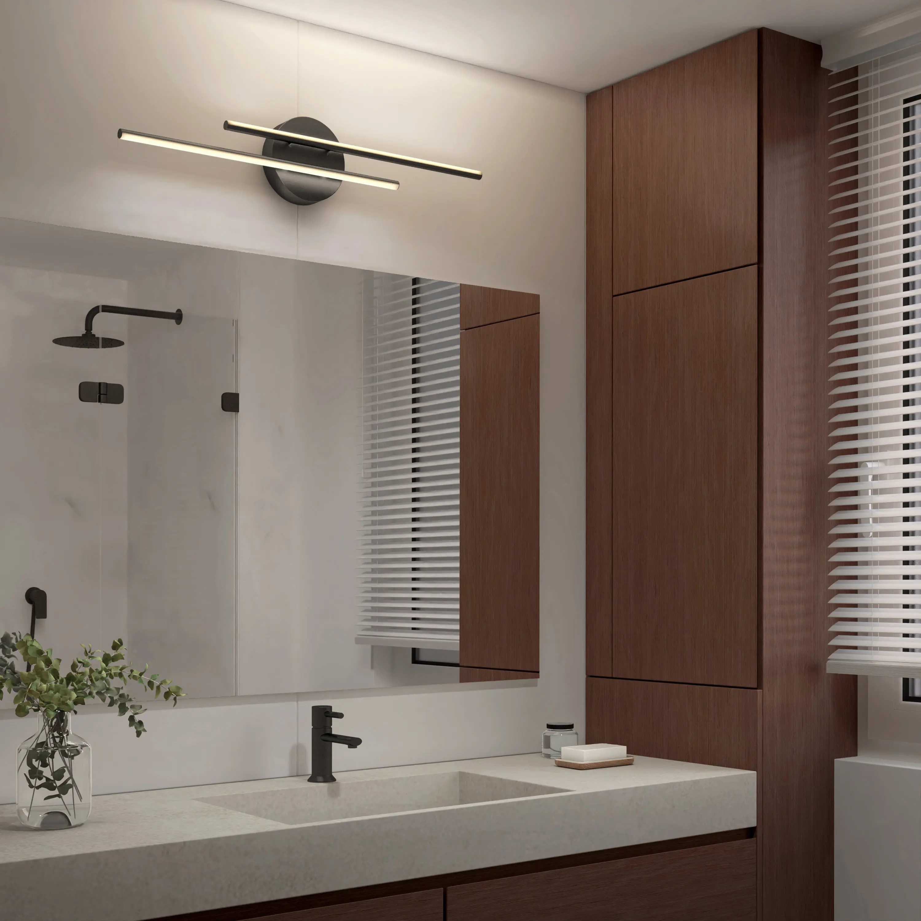 Cisco modern LED bathroom vanity light 5 CCT
