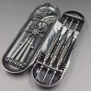 Professional high-quality hard dart set with exquisite patterns and stable flight wings, consisting of 3 pieces. Easy-to-control trick throws and 3-dart games, meeting the needs of professional players and enthusiasts