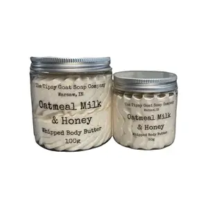 Oatmeal Milk & Honey Whipped Body Butter TipsyGoatSoapCompany