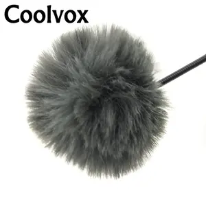 Coolvox Lapel Mic Furry Windscreen Fur Windshield Wind Muff Soft Comfortable for SONY RODE BOYA Lapel Lavalier Microphones COOLVOX