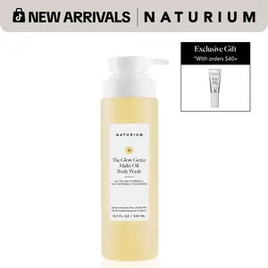 Naturium The Glow Getter Multi-Oil Hydrating Body Wash Glycerin Milky