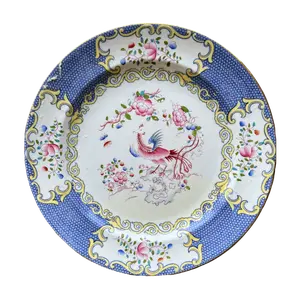 Asian Bird Plate -  9.5"