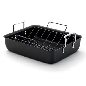 Calphalon Hard-Anodized Nonstick 16-Inch Roasting Pan with Rack