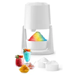 Professional Shaved Ice Machine: RX03 Electric Snow Cone Maker & ICEE Machine for , 60W Power, 120V Universal , Create  Ice Snow Cones, Slushies and Frozen -White
