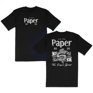 Ondgass It’s Just Paper 2025 T-shirt, Gift, Graphic Tee Top Menswear