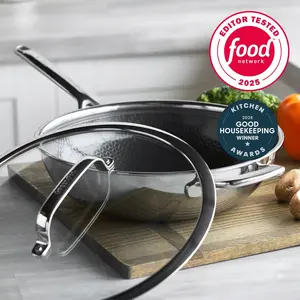 Green Pan Spectra Thermobond Hybrid Ceramic Nonstick 12" Wok