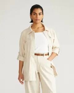 Vineyard Linen Jacket - Ecru