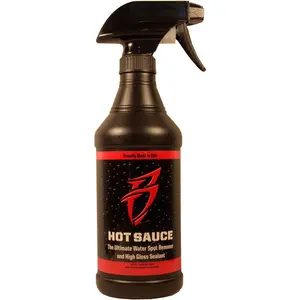 Bling Sauce  20 oz Hot Sauce with Spray Bottle Hard Water Spot Remover with Sealant