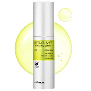 celimax The Vita A Retinol Shot Tightening Serum| Pure Retinol & 9 Peptides, Minimize Pores, Reduce Fine Lines & Wrinkles, Anti-Aging Firming Smoothing Facial Serum 30ml