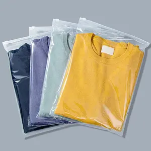 Clear Zipper Bags Resealable for Clothes, 3 Mil Thick 14x16 inch Large Plastic Mailers Travel for Clothing, 50 count Self Seal Apparel Poly Bags for Sweaters, Jeans Shipping