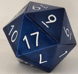 d20 Royal Blue Dice Box