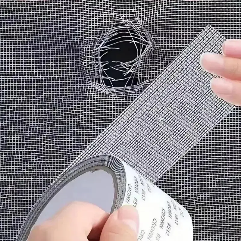 A window screen repair patch, window screen repair patch, waterproof mesh tape, free cutting, home screen repair, quick screen repair tape, strong adhesion, strong bonding curtain patch, insect proof repair tape