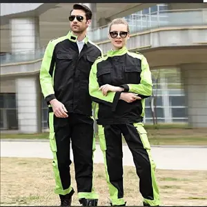 Men Woman Work Coveralls Working Uniforms Spring 4s Auto Repairmen Fashion Suits Welding Workshop Mechanic Plus Size Clothes Set