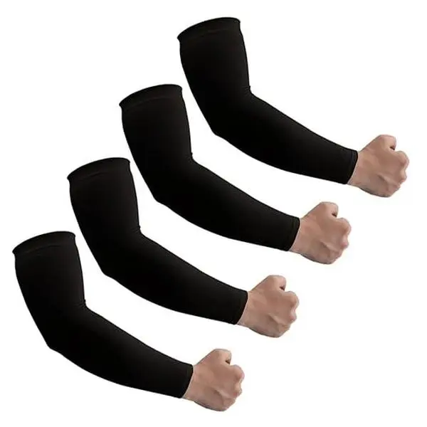 Soft Arm Sleeves, UV Sun Protection Cooling Compression Arm Covers for Outdoor Work, Sports, Men & Women