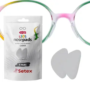 Setex Anti-Slip Kids Nosepads Ultra-Thin (0.6mm) Clear, 5 pairs