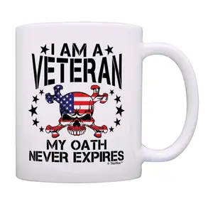 Veteran Mug Veteran Oath Never Expires, Veterans Day Mug, Veterans Coffee Mug, 11oz or 15oz Ceramic Coffee Mug