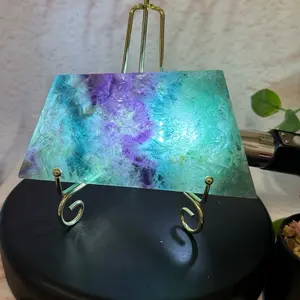 Natural Crystal Amazing Feather Fluorite Pieces - Unique Geometric Shapes & Vibrant Colors for Decor