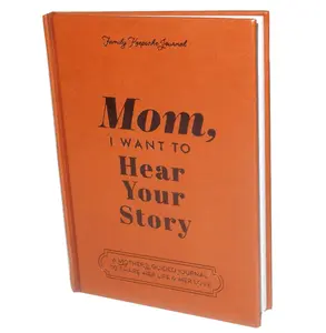 Mom I Want to Hear Your Story A Mother's Guided Journal To Share Her Life & Love - Premium Leather Cover Family Keepsake Gift for Mother's Day, Birthday, Christmas